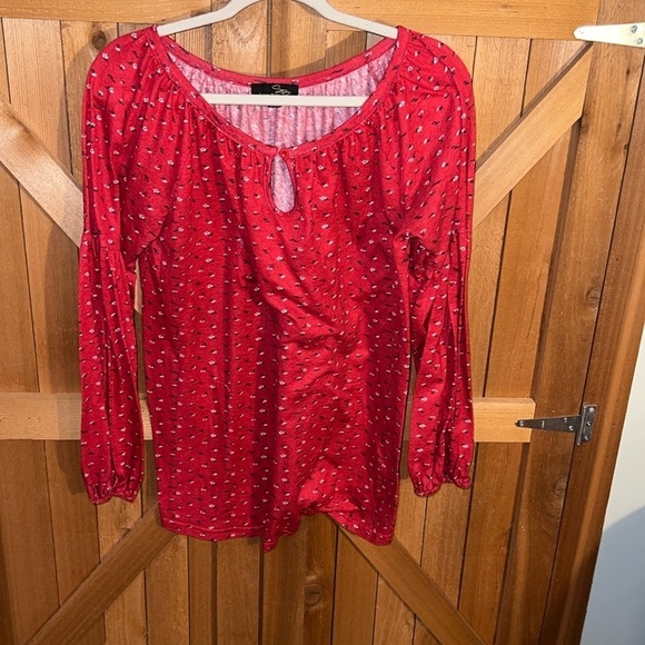 Susan Betro Floral Blouse L - Picture 3 of 5